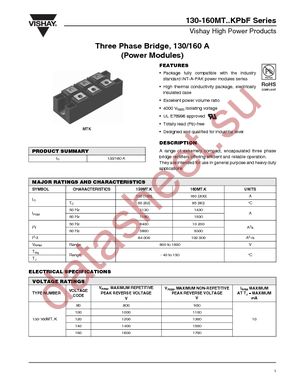 160MT80KPBF datasheet  